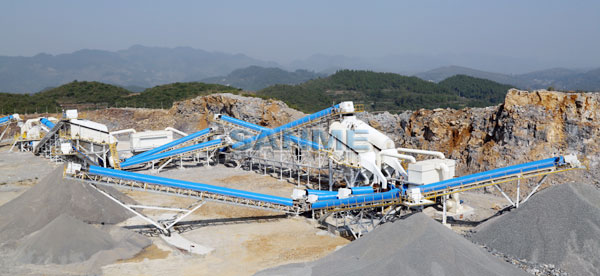 拉法基年产100万吨石灰岩破碎生产线